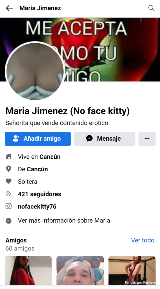 En face estoy activa de vez en cuando, déjame un mensaje con la leyenda "te Vi en patryns" y te contesto ;)